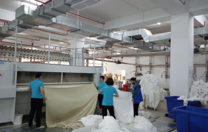 Hệ thống cấp hơi cho giặt là